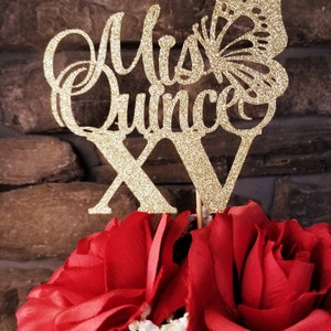 Mis Quince Centerpiece, Quinceañera Birthday Centerpiece, Sweet 15 ...