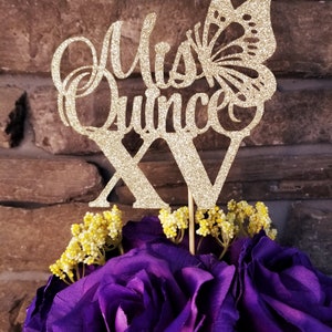 Mis Quince Centerpiece, Quinceañera Birthday Centerpiece, Sweet 15 ...