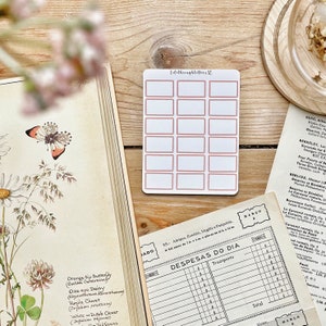 Etichette piccole / Adesivi / Fatti a mano / Journaling / Scrapbooking / Posta ordinaria / Rosso