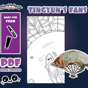 Star Rail - Tingyun&#39;s Fans  - PDF Blueprint