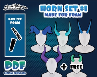 Foam Horn Patterns Set 1