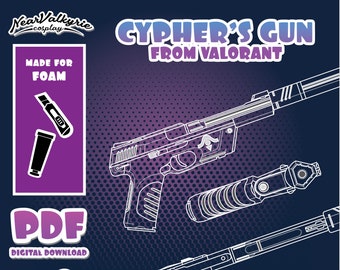 Plano PDF de Cypher's Gun Valorant