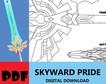Skyward Pride Claymore Genshin Impact Plano PDF