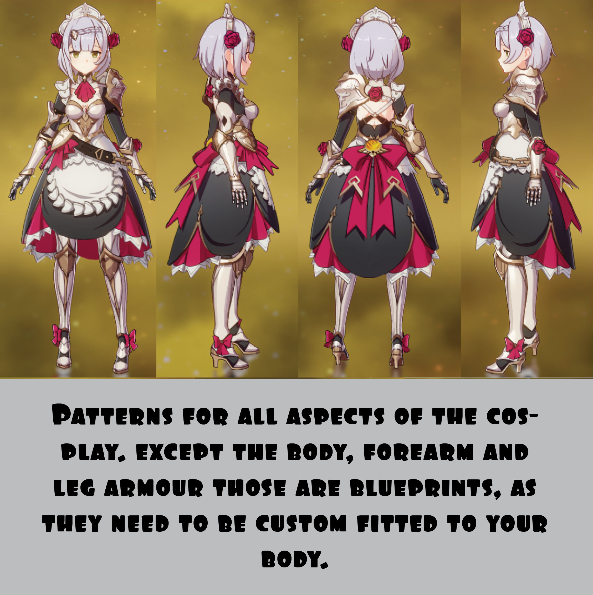 Noelle Full Cosplay Genshin Impact - Etsy Australia