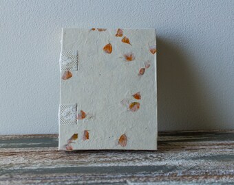 Ready To Ship - Gratitude Journal, Handcrafted Gift, Blank Notebook – Falling Petal Collection