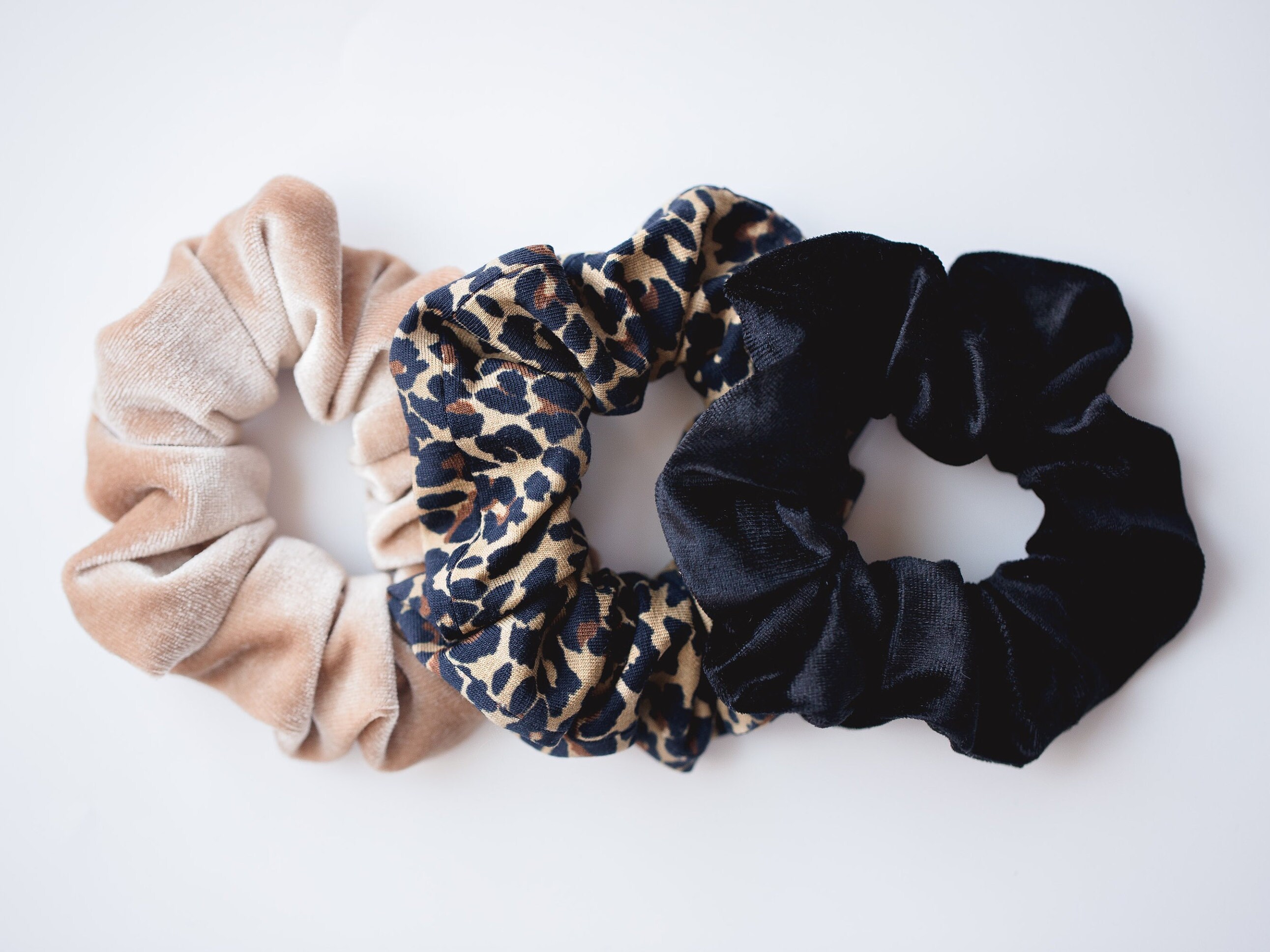Scrunchies | Hair Accessories | Velvet Scrunchies | Black
