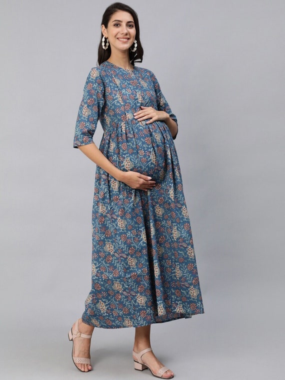 Maternity Hospital Gown in Cotton 