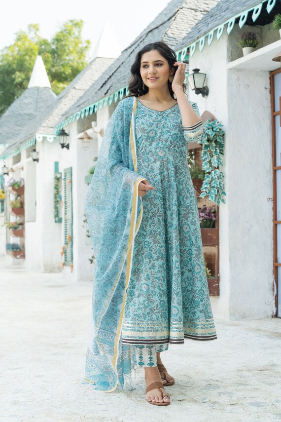 Cotton party wear salwar suits sale