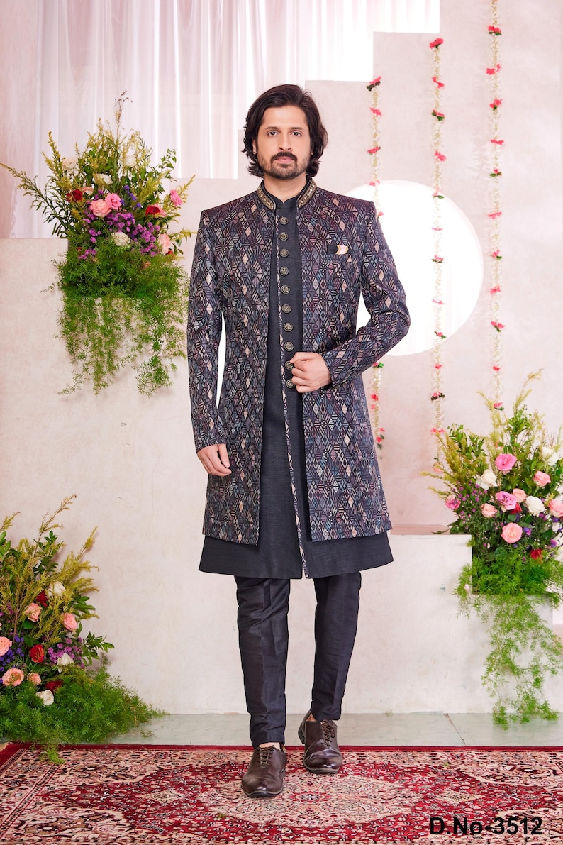 Indowestern sherwani for men