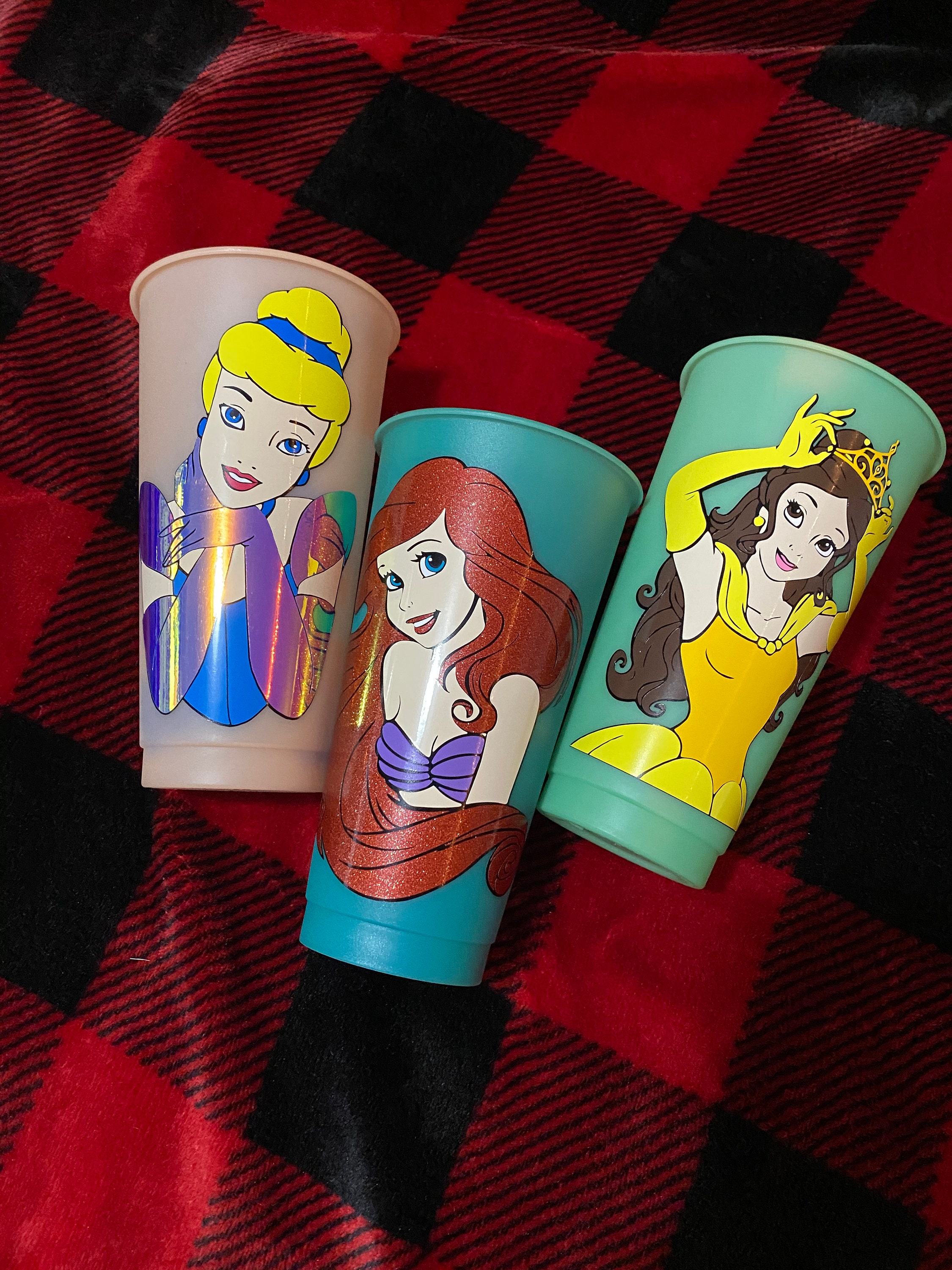 Cinderella Cup Cinderella Princess Cup Disney Color Etsy