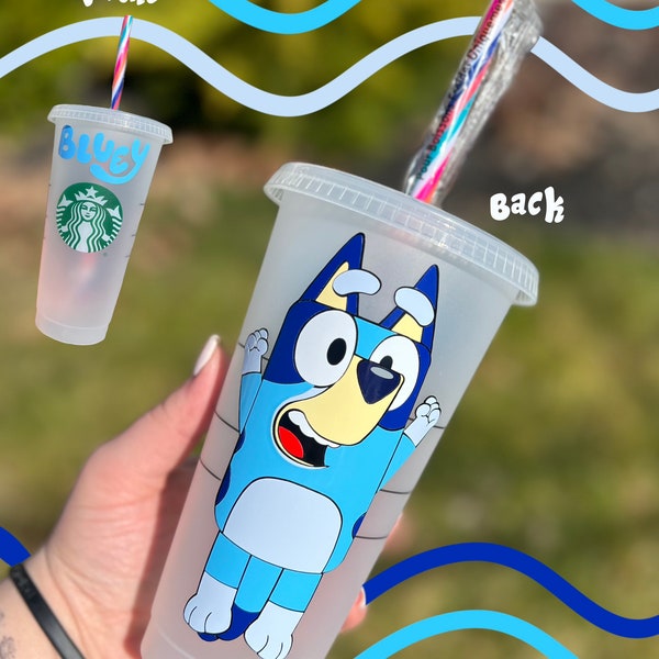 Bluey Starbucks Cup - Etsy
