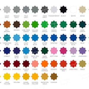 Oracal 651 Color Chart - Resource For Decal and Sign Sellers|Vinyl color chart, printable color chart|Vinyl Decal Stickers Color Options