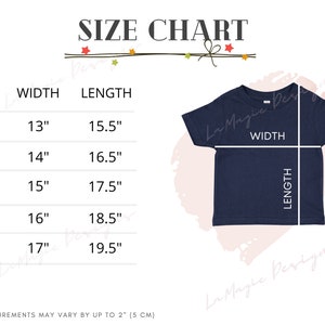 Rabbit Skins 3321 Size Chart|Toddler T-Shirt size|RS3321|3321 Rabbit Skins Mockup| Kid's tshirt size chart|Toddler Size Chart}Size Guide
