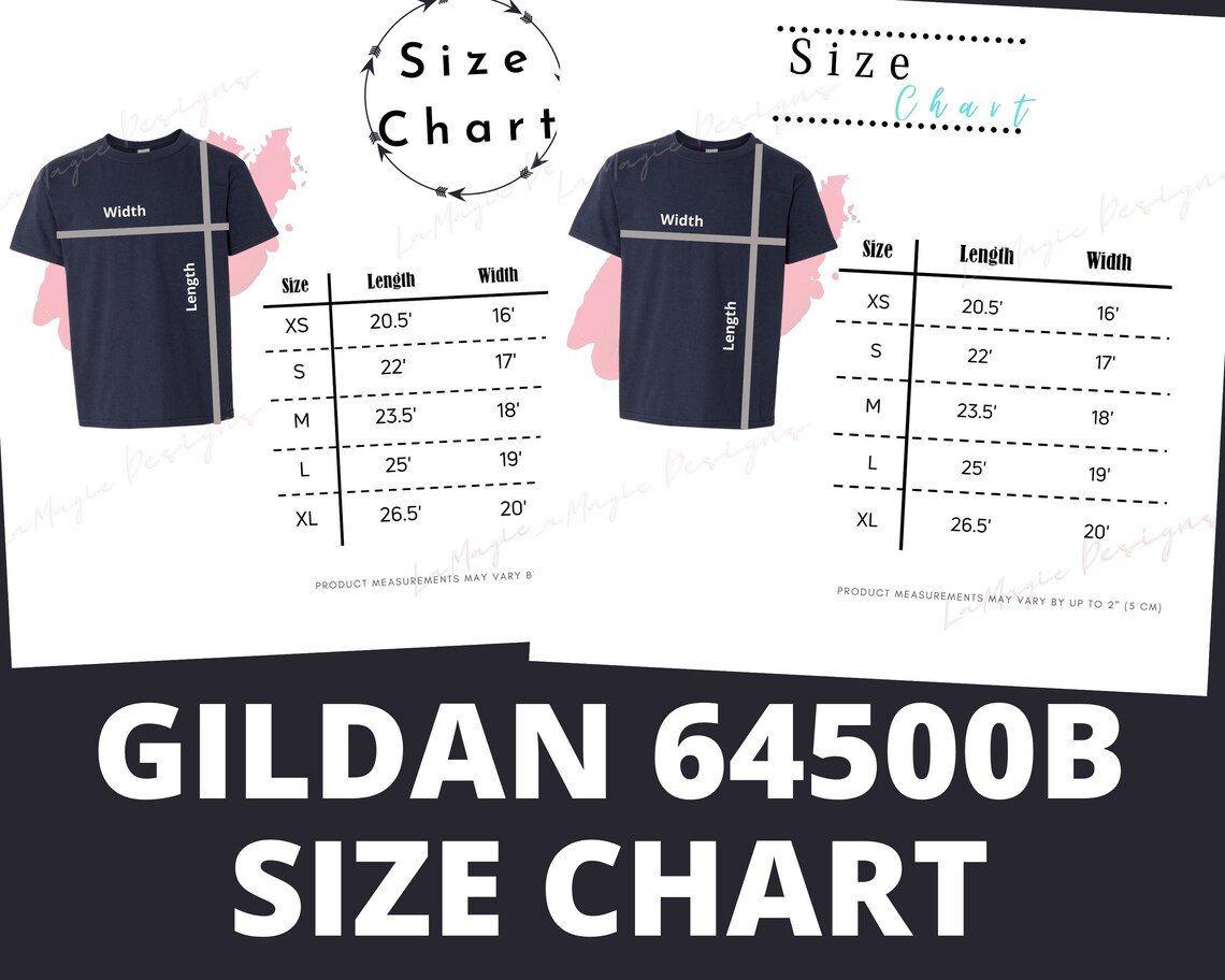 gildan youth medium size chart
