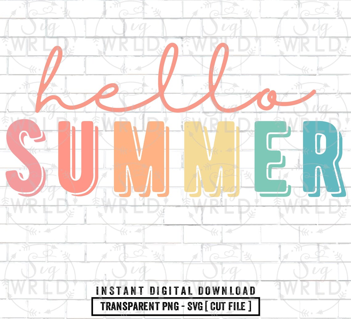 Free Free Hello Summer Svg Etsy 105 SVG PNG EPS DXF File