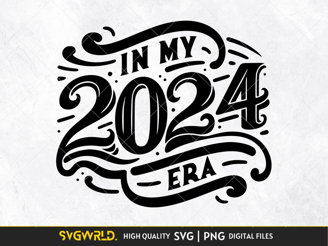 In My 2024 Era, New Year 2024 Png, Trendy 2024 PNG, Christmas Shirt