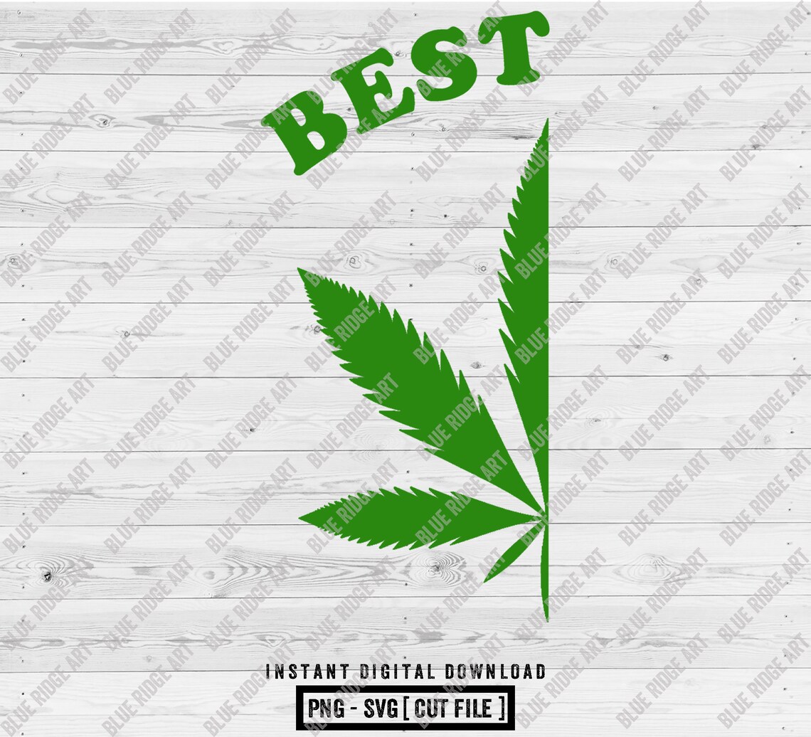 Best Buds Matching Weed Marijuana Party Get High Leaf SVG PNG Etsy