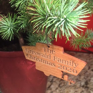Personalized Pop Up Camper Ornament