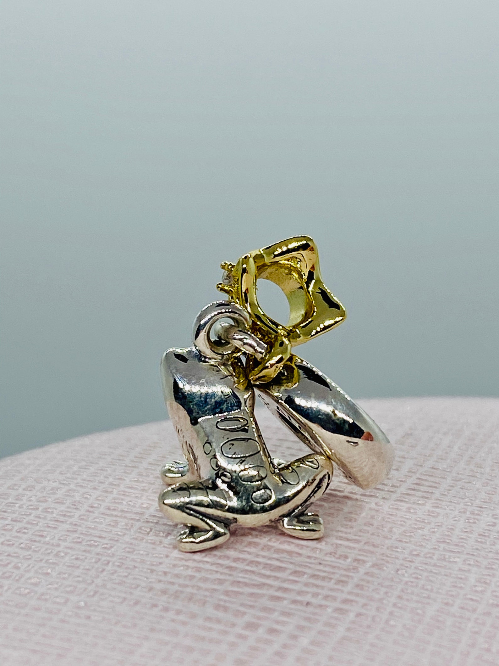 PANDORA Disney Princess Tiana Frog Prince Dangle Charm | Etsy