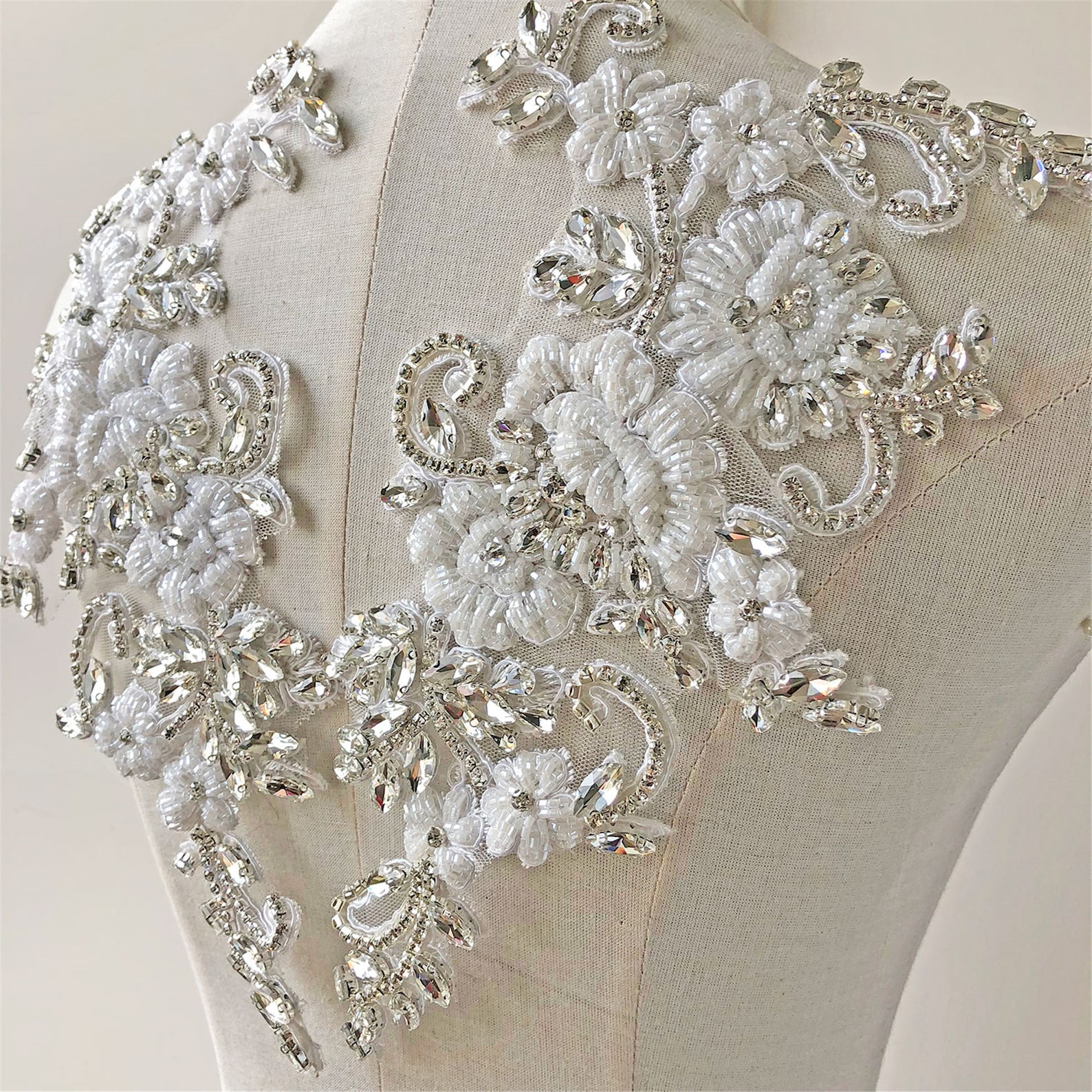 Shimmering Rhinestones Cover-Up Dress