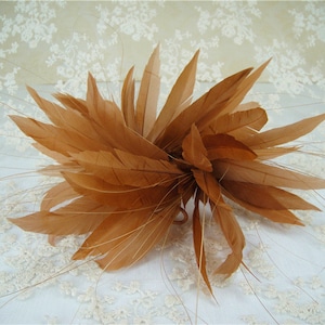 Plume Bouquet Embellishment Millinery Feathers Flower Customized Feather Flower Natural Feather Flower for Hat Making Fascinators Decoration
