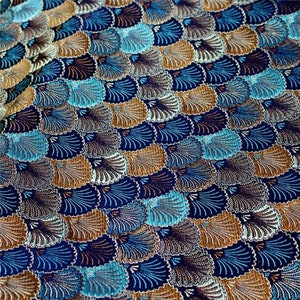 Shell Elegante Brokat Stoff Flora Jacquard Stoff Haute Couture Stoffe Für Formelle Anzug Bekleidung Verkauft Bulk-Lager