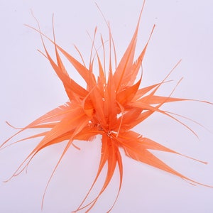 Embellishment Millinery Feathers Flower Customized Feather Flower Plume Bouquet Natural Feather Flower for Hat Making Fascinators Decoration