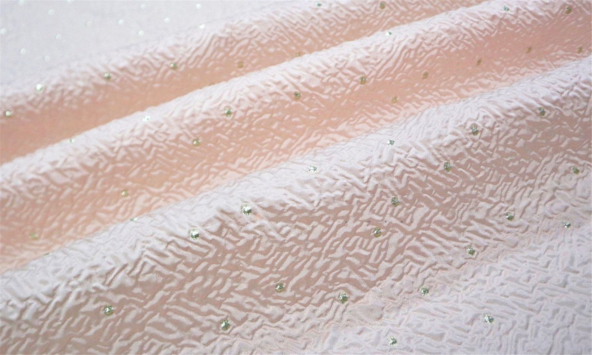 Elegant Pink Jacquard Fabric Haute Couture Jacquard Emboss Etsy