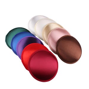 Base de cetim para chapéu, base redonda de 13 cm para fascinator, base para acessório de cabelo faça você mesmo, base tipo pillbox revestida de seda para artesanato, acessório de cabelo para casamento.