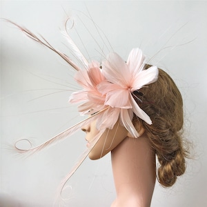 Handcraft Feather Mount Goose feathers Flower Embellishment Millinery Feather Flower For Hat Fascinators & Crafts Feather Wedding Fascinator