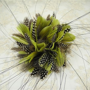 Feather Flower Plume Bouquet Embellishment Millinery Feathers Flower Natural Feather Flower for Hat Making Fascinators Decoration