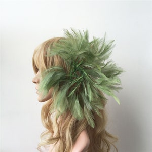 Piume d'oca tinte a mano Penna tinta Fiore Monte Bouquet Fiori finti Millinery Piuma Fiore per cappello Fare fascinatori Decorazione