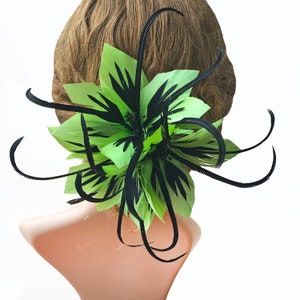 Handcraft Customized Feather Flower Dyed Feather Flower Mount Faux flowers Millinery Feather Flower for Hat Making Fascinators Decoration