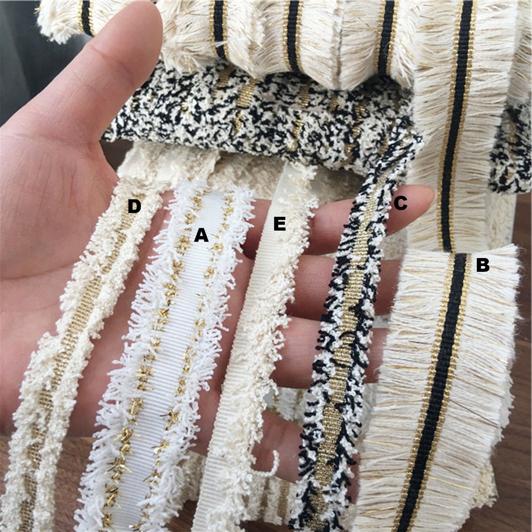 Detail Decorative Tassel Ribbon Fringed Ethnic Cotton Fringed Pleated ...