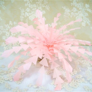 Customized Feather Flower Bouquet Handmade Natural Dyed Feather Flower Millinery Goose Feathers for Hat Making Fascinators Decoration