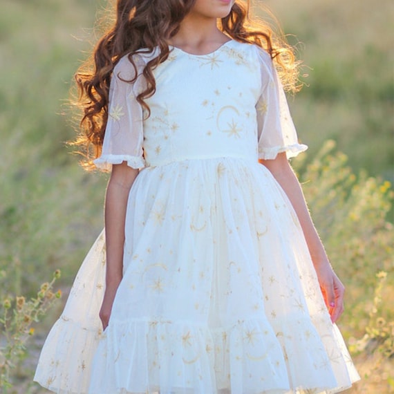 organza star dress Star Energy Plaid Organza Dress (Women)