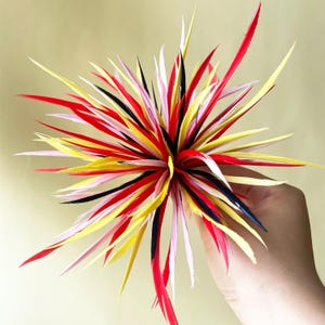 Colorful Goose Biot Feather Flowers Handmade Feather Flower Embellishment Millinery Goose Feathers for Hat Making Fascinators Decoration