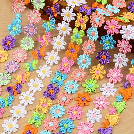 Decorazioni Matrimonio Fai Da Te Nastro Pizzo Floreale 10m - Decorazione Fai Da Te Per Matrimoni E Craft Nastro Craft 10 Metri - Foto 6