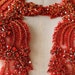 Red Heavily Crystal Flower Patches Rhinestone Applique Embroidery ...