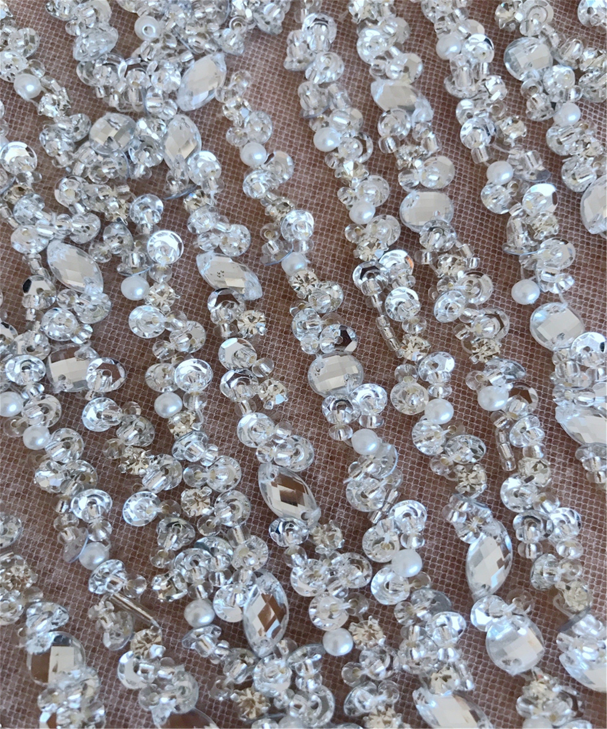 Sparkling wedding dress topper main image 1