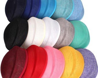 DIY Fascinator Base for Millinery, Blank Hat Base for Women, Kentucky Derby Hat Supply, Wedding Guest Hat Material, Bridal Pillbox Base