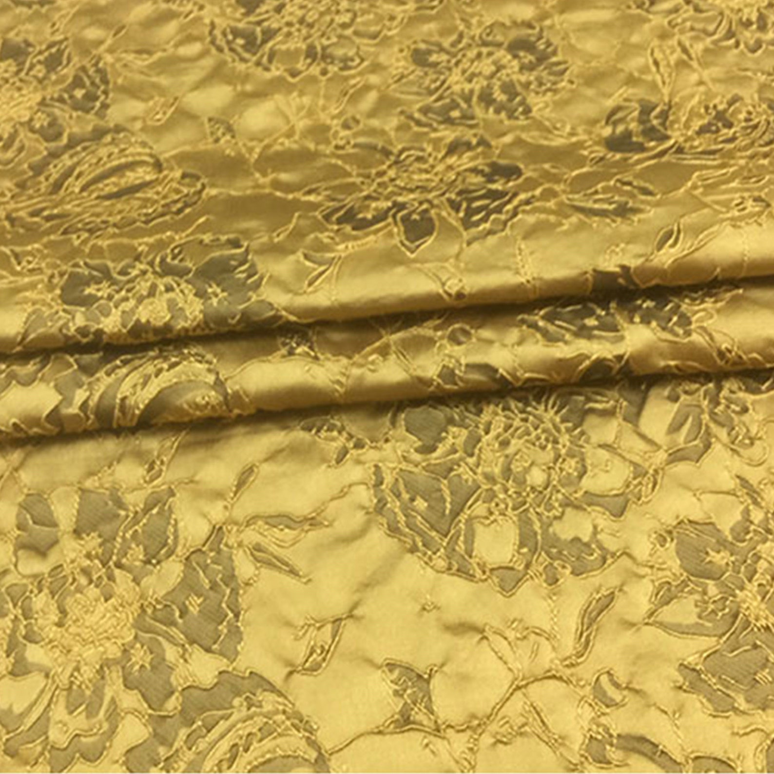 3D Touch Flower Damask Fabrics Fall Brocade Garment Fabric for Etsy