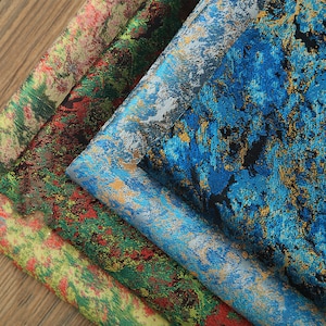 Painting fabric Starry sky Jacquard Fabric polyester Jacquard Fabric Jacquard Brocade Jacquard Fabrics For Haute Couture Costume By the Yard
