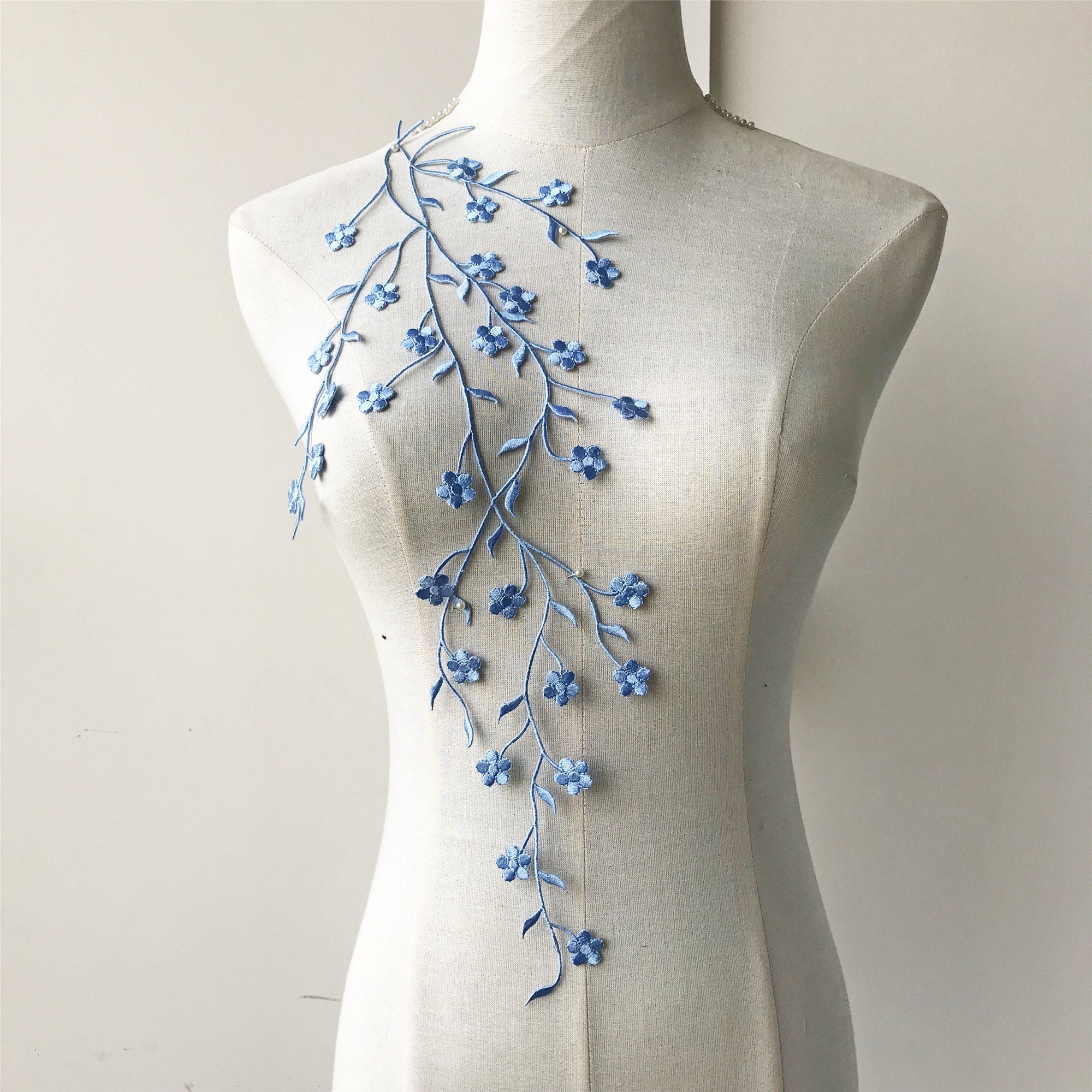 Nastro Margherita Ricamato | 7.5 Metri | Decorazione Floreale | Per Abbigliamento E Regali - Foto 8