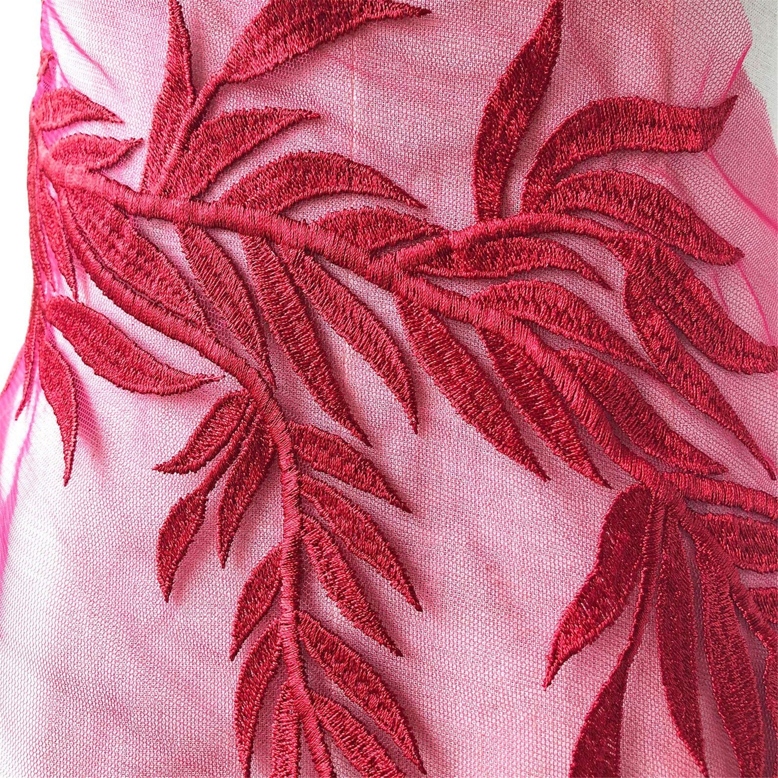 Delicate Leaves Vine Applique Embroidery Lace Patch OffWhite Etsy