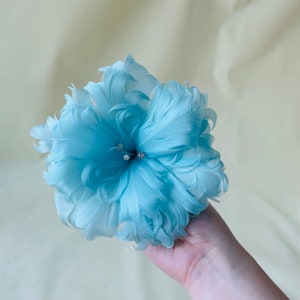 Embellishment Millinery Feathers Flower Natural Feather Flower Embellishment Millinery Goose Feather for Hat Making Fascinators Decoration