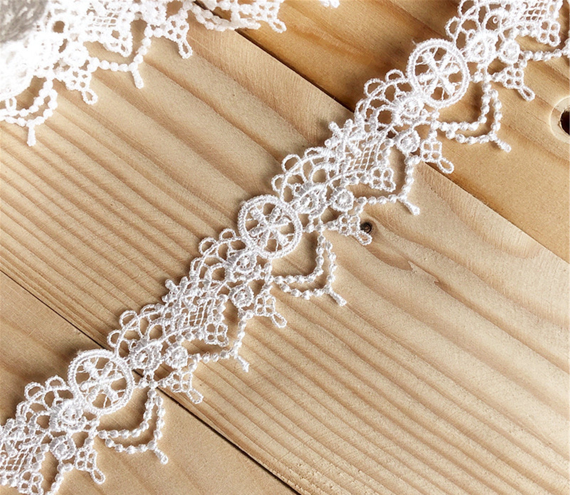 Elegant Guipure Lace Trim Bridal Lace Trim Pattern Lace Trim - Etsy