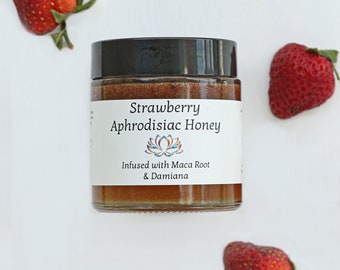 Strawberry Herbal Honey