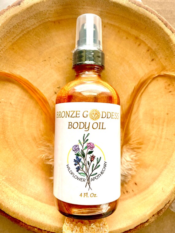 Bronze Goddess Body Oil Etsy