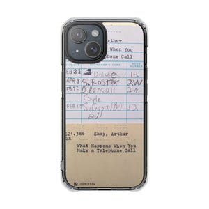 Cartes de date d'échéance pour livres de bibliothèque vintage, étuis transparents magnétiques